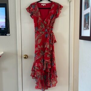 Wayf Floral Wrap Dress